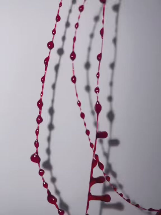 Crimson Duo Chain Bracelet